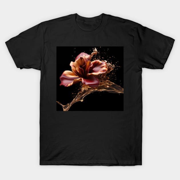 Fluid Blossom Art 3D Digital Art T-Shirt by star trek fanart and more